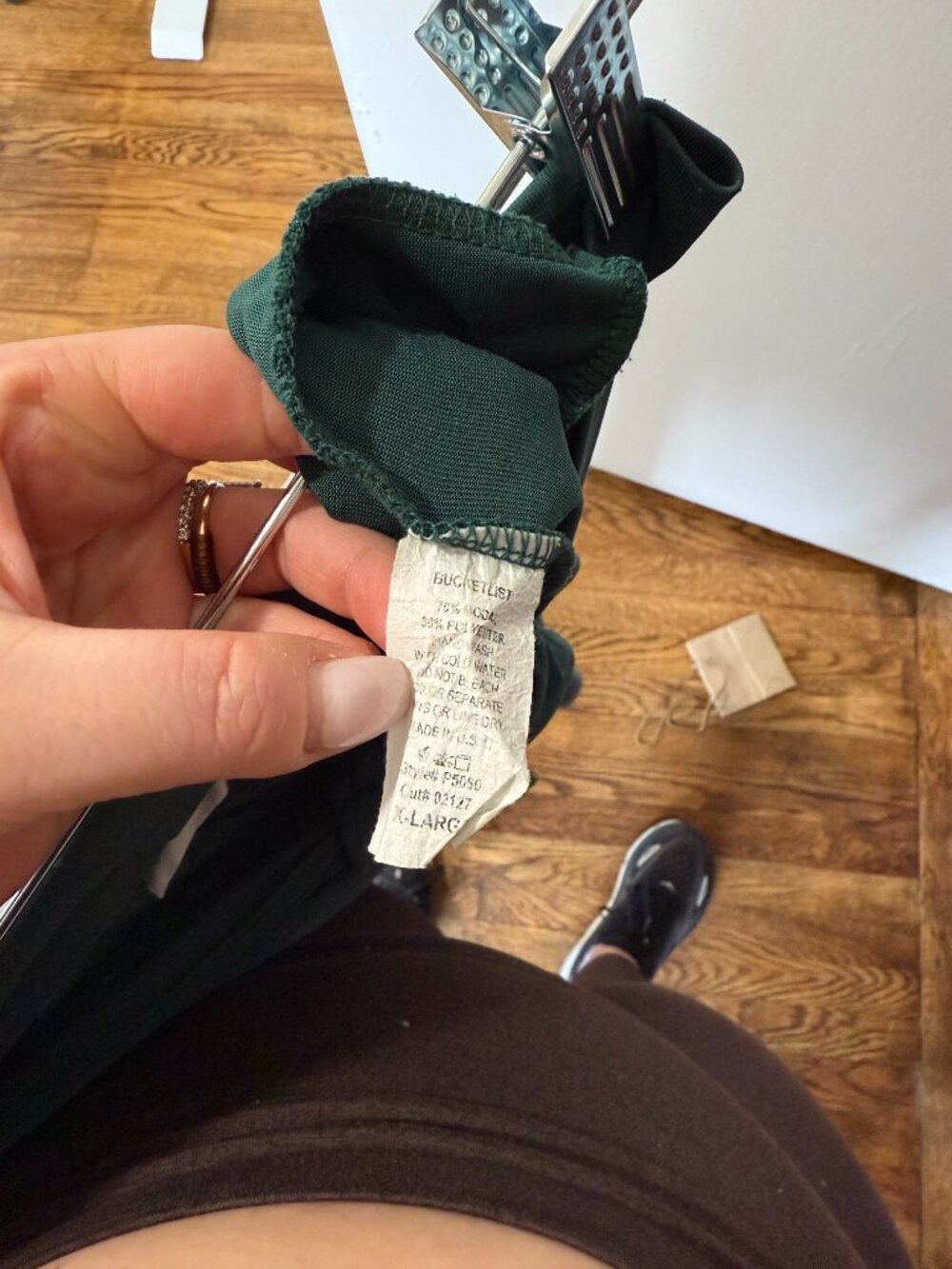 VICI Grenada Tie Front Modal Blend Pants Green XL 🌿✨ - Picture 6 of 7